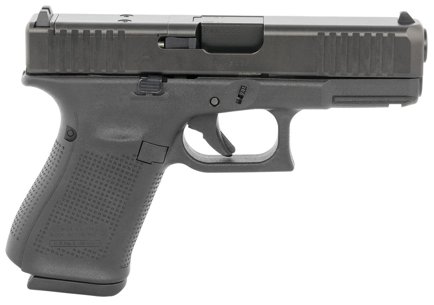 Glock G23 Gen5 Compact MOS Pistol G23513MOSAUT, 40 S&W, 4.02", Modular Backstrap, Black Finish, 13 Rds
