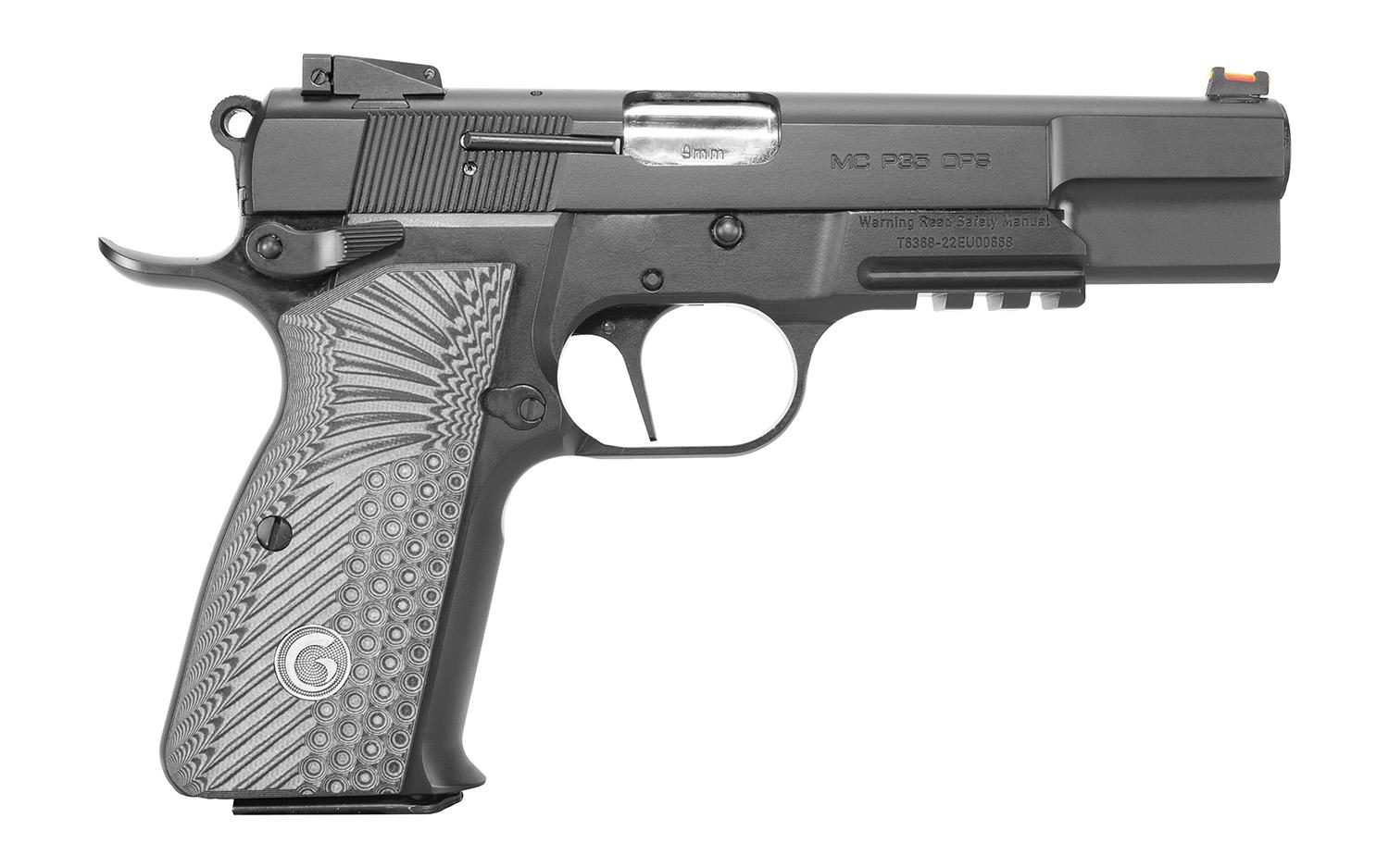 Girsan MCP35 OPS SAO Pistol 390470, 9mm Luger, 4.87", Checkered Grips, Matte Black Finish, 15 Rds