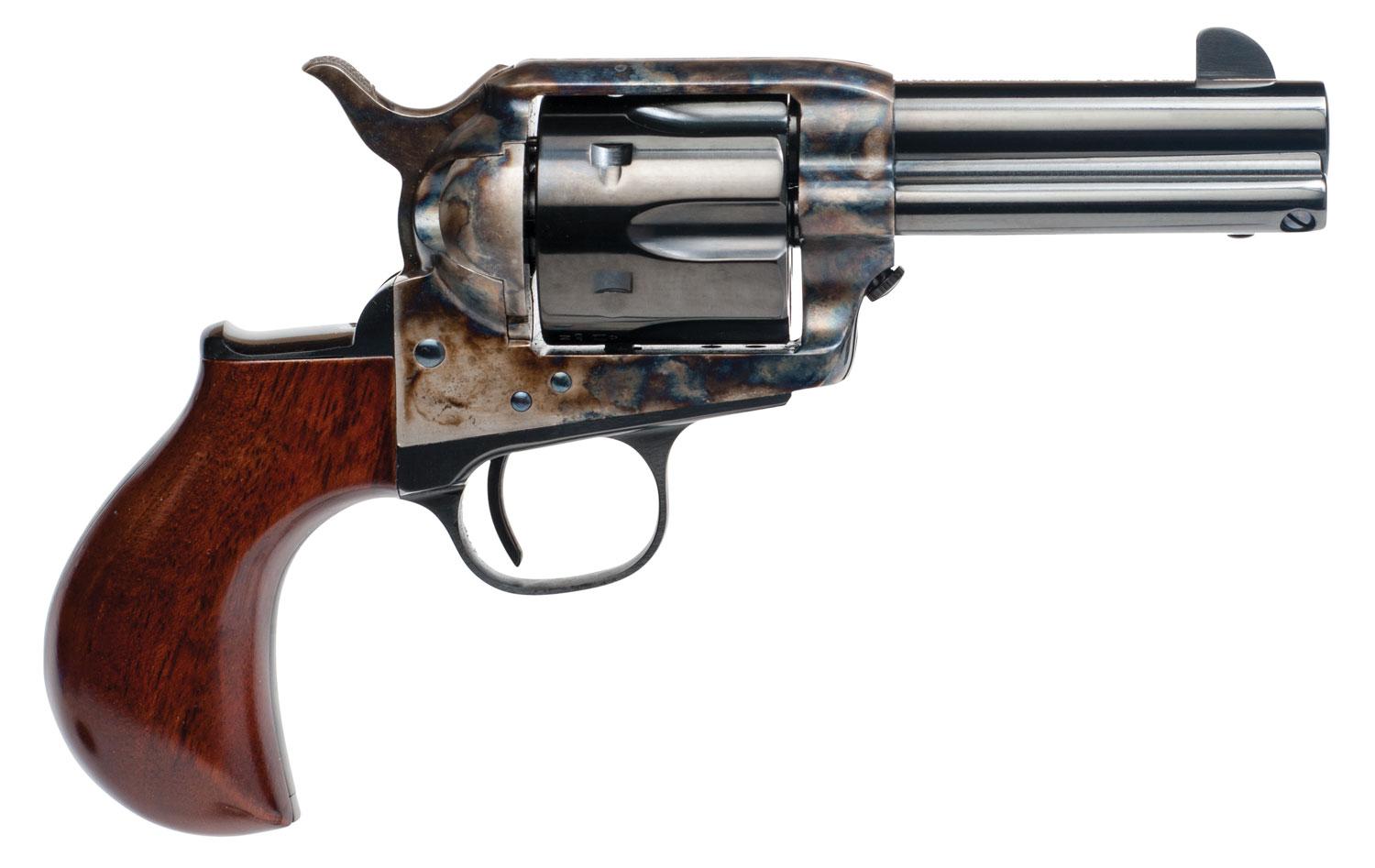 Cimarron Thunderer Model P SAO Revolver CA346, 45 Colt (LC), 3.50", Walnut Grips, Case Hardened Finish, 6rd