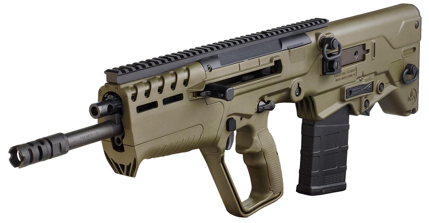 IWI Tavor 7 Semi-Auto Rifle T7G16, 7.62x51mm NATO, 16.50", Fixed Bullpup Stock, OD Green, 20 Rds