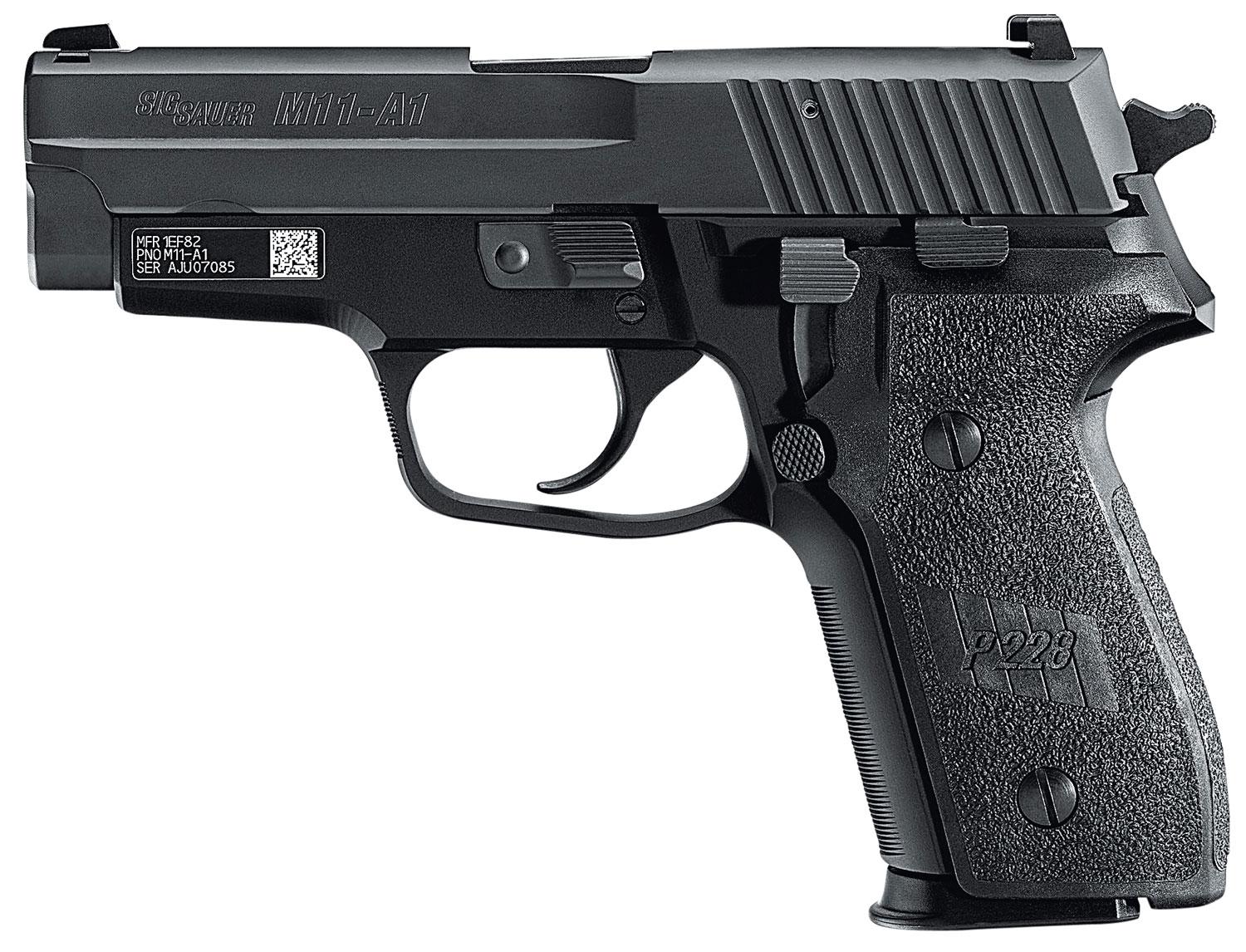Sig Sauer P229 M11-A1 SA/DA Pistol M11A110, 9mm Luger, 3.90", Black Hardcoat Anodized Finish, 10 Rds