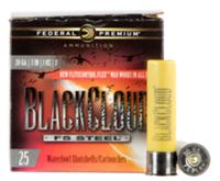 Federal Black Cloud FS Steel Shotshells PWBX2093, 20 Gauge, 3", 1350 fps, #3 Steel Shot, 25 Rds/bx