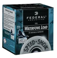 Federal Speed-Shok Shotshells WF1423, 12 Gauge, 3", 1 1/4 oz, 1450 fps, #3 Steel Shot, 25 Rds/bx