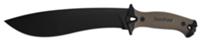 Kershaw Camp 10 Black Powder Coated Recurve Machete w/Tan Handle (1077TAN)