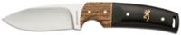 Browning Buckmark Hunter Drop Point Fixed Knife w/Two-Tone Black/Brown Handle (3220271)