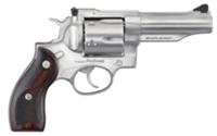 Ruger Redhawk DAO Revolver 5050, 45 Colt (LC), 4.20", Lasered Hardwood Grips, Satin Stainless Finish, 6rd
