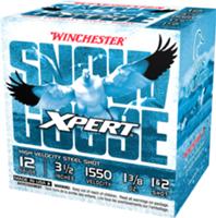 Winchester Xpert Steel Snow Goose High Velocity Shotshells WXS12L12, 12 Ga, 3-1/2", 1 3/8 oz, #1/#2 Shot, 25 Rds/bx
