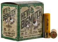 HEVI-Shot Hevi-Bismuth Waterfowl Shotshells HS17004, 20 Gauge, 3", 1400 fps, #4 Shot, 25 Rds/bx