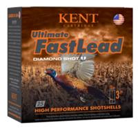 Kent Ultimate Fast Lead Shotshells K123UFL505, 12 Gauge, 3", 1 3/4 oz, 1330 fps, #5 Lead Shot, 25 Rds/bx