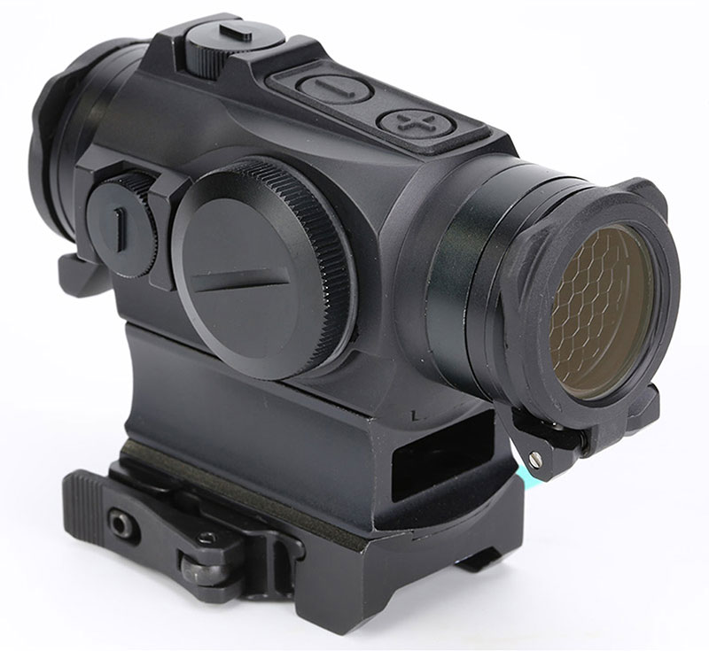 Holosun HS515GM Red Dot Sight w/Riser Mount HS515GM, 1x, Black, 2 MOA Dot, 65 MOA Circle