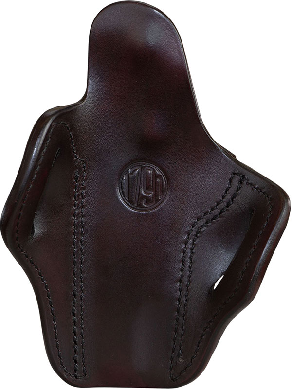 1791 Gunleather BH1 Optic Ready Holster (OR-BH1-SBR-R), Size 1, OWB, Right Handed, Signature Brown Leather