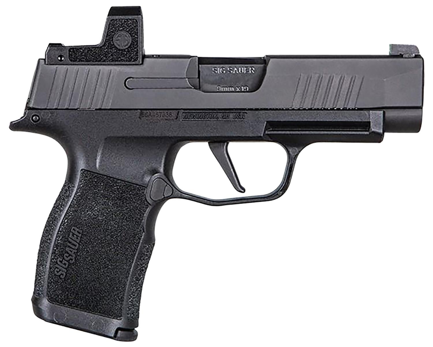 Sig P365XL ROMEOZERO Elite Pistol 365XL9BXR3RXZE10, 9mm Luger, 3.70", XSeries Grip, Black Finish, 10 Rds