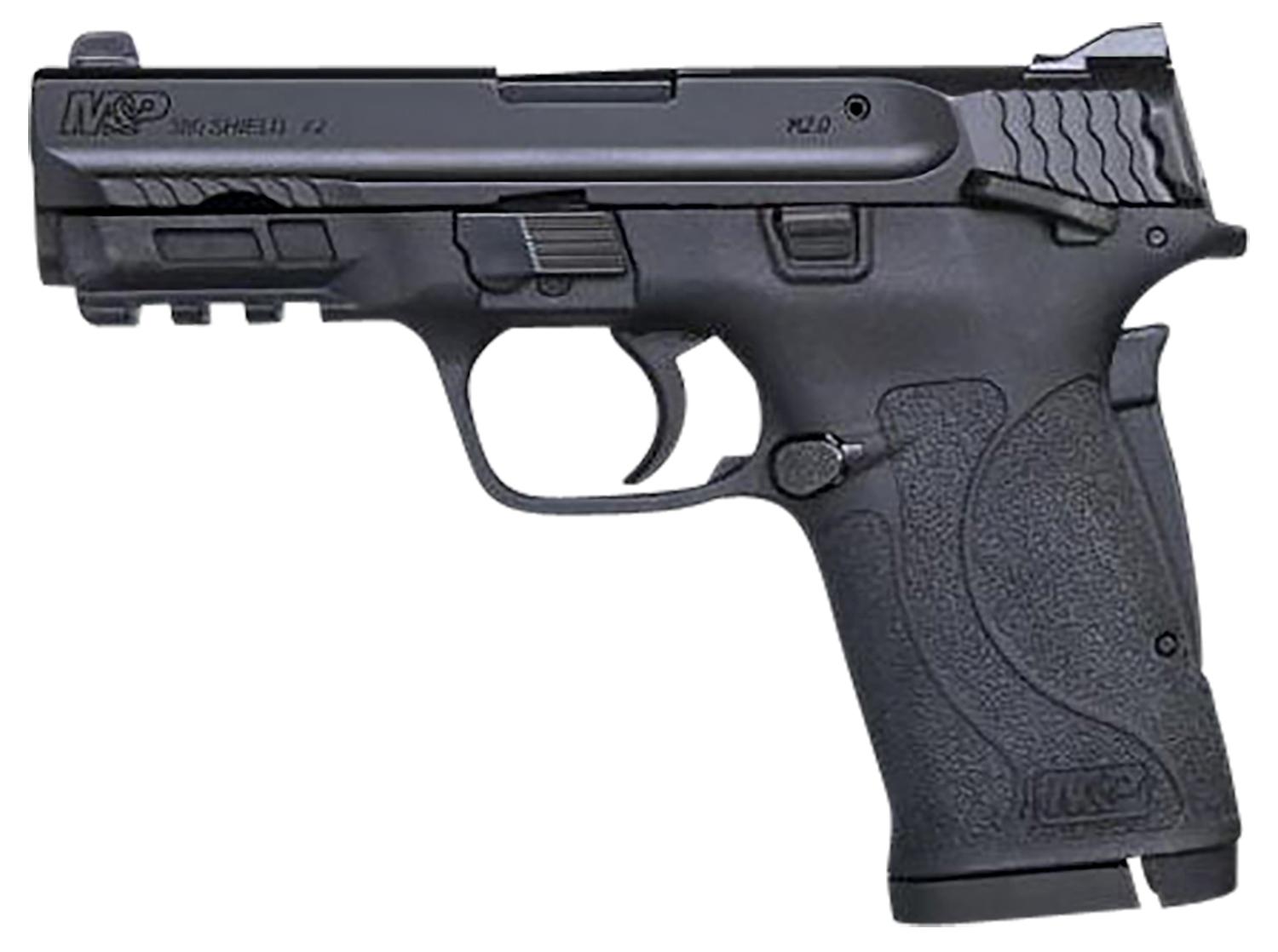 Smith and Wesson M&P Shield EZ Range Kit 13114, 380 ACP, 3.67", Textured Polymer Grips, Black Finish, 8 Rds