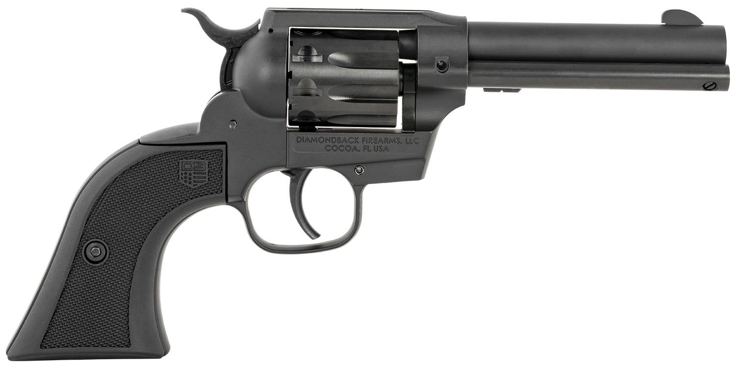 Diamondback Sidekick Revolver DB051CA001, 22 LR, 4.50", Black Polymer Grips, Black Cerakote Finish, 9 Rds