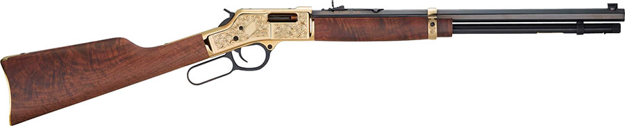 Henry Big Boy Deluxe Engraved Lever Action Rifle H006D4, 44 Mag, 20", American Walnut Stock, 10 Rds