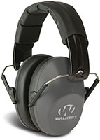 Walker's Pro Low Profile Passive Earmuff, Gray (GWPFPM1GY)