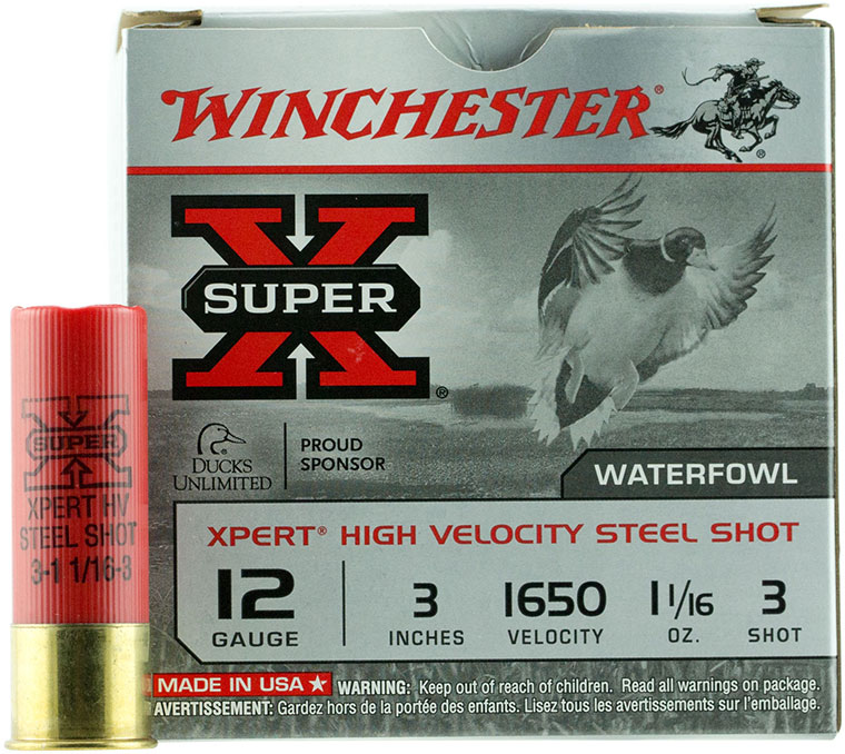 Winchester Xpert Hi-Velocity Steel 12 Gauge Shotshells - 25 Rounds