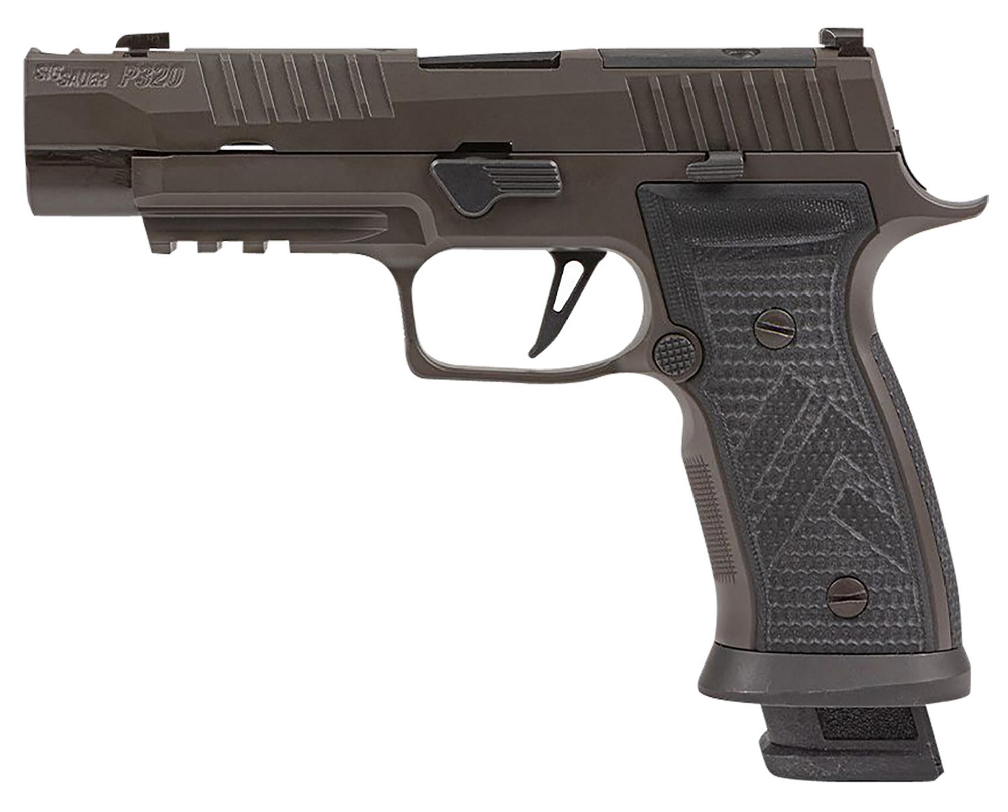 Sig Sauer P320 AXG Legion Semi-Auto Pistol 320AXGF9LEGION10, 9mm Luger, 3.9", Legion Gray AXG Grips, Legion Gray Cerakote Finish, 10 Rds