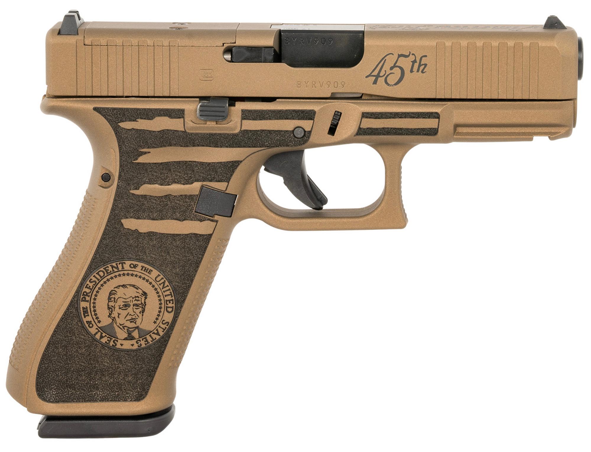 Glock 45 Gen5 MOS, PA455S204MOSPRESBB, 9mm Pistol, 4.02", 17 Rds
