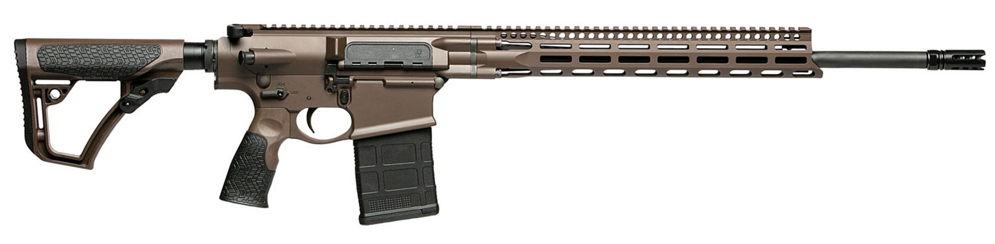 Daniel Defense DD5V5 Gen II, Semi-Auto Rifle, 0216581690047, 6.5 Creedmoor, 20", SoftTouch Overmolding Stock, Brown Cerakote, 20 Rds