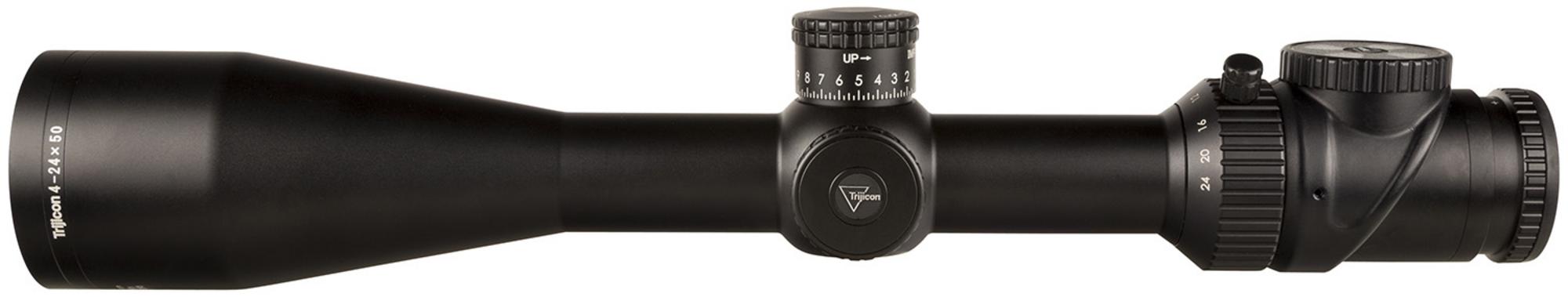 Trijicon AccuPoint Rifle Scope 200162, 4-24x, 50mm Obj, 30mm Tube, Illuminated Duplex Reticle