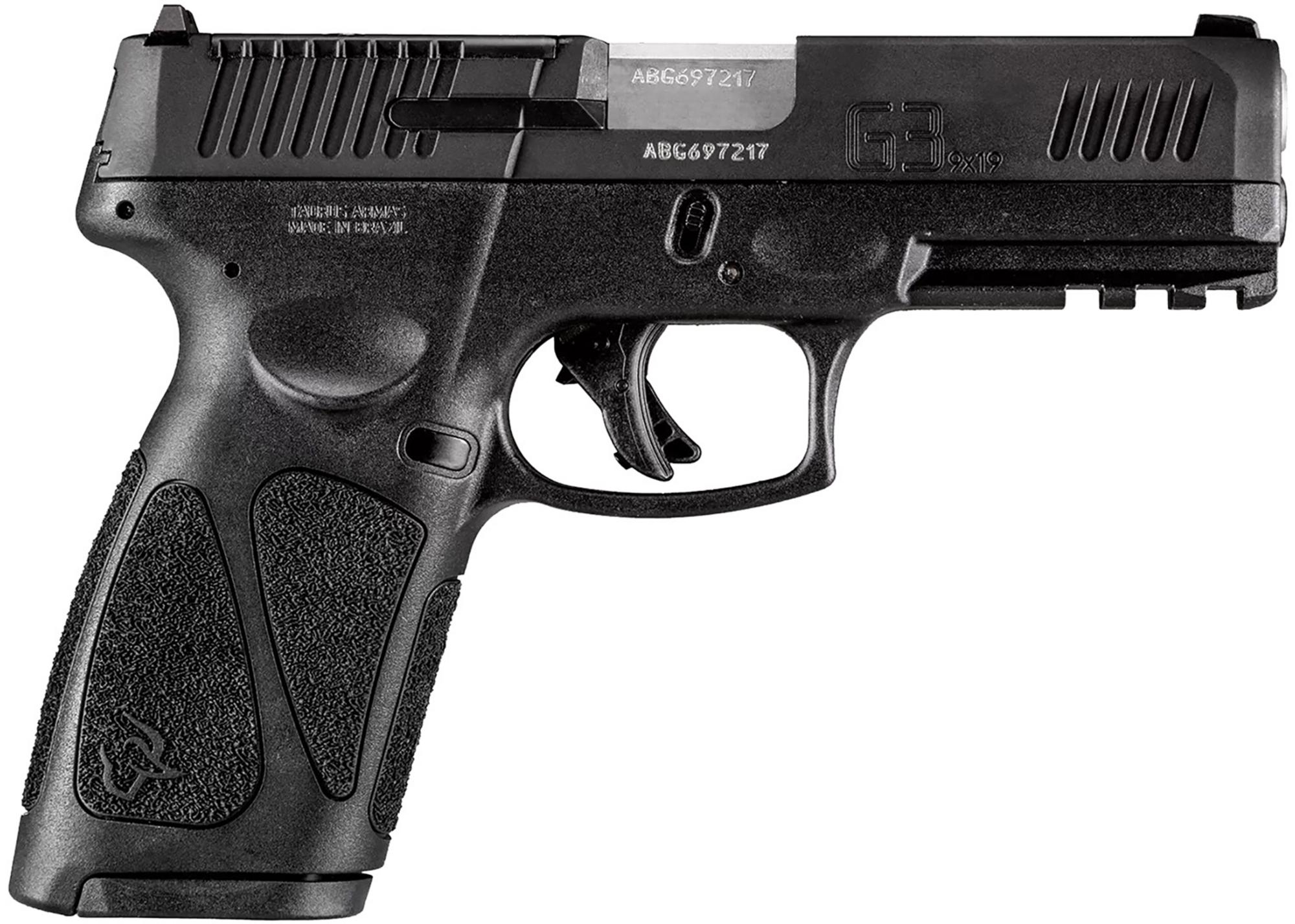 Taurus G3 T.O.R.O Full Size Pistol 1G3P941, 9mm, 4", Black Polymer Grips, Black Finish, Optic Ready, 15 Rds
