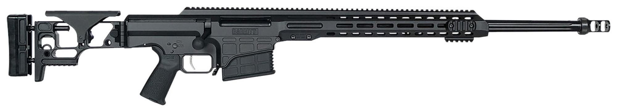 Barrett MRAD Bolt Action Rifle 18496, 6.5 Creedmoor, 24", Folding w/Adjustable LOP Stock, Black Finish, Fluted Barrel, 10 Rds