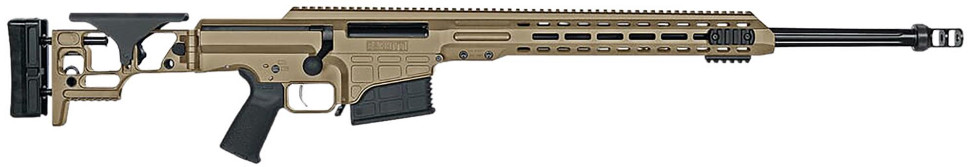 Barrett MRAD Bolt Action Rifle 18497, 6.5 Creedmoor, 24", Folding w/Adjustable LOP Stock, FDE Finish, Fluted Barrel, 10 Rds