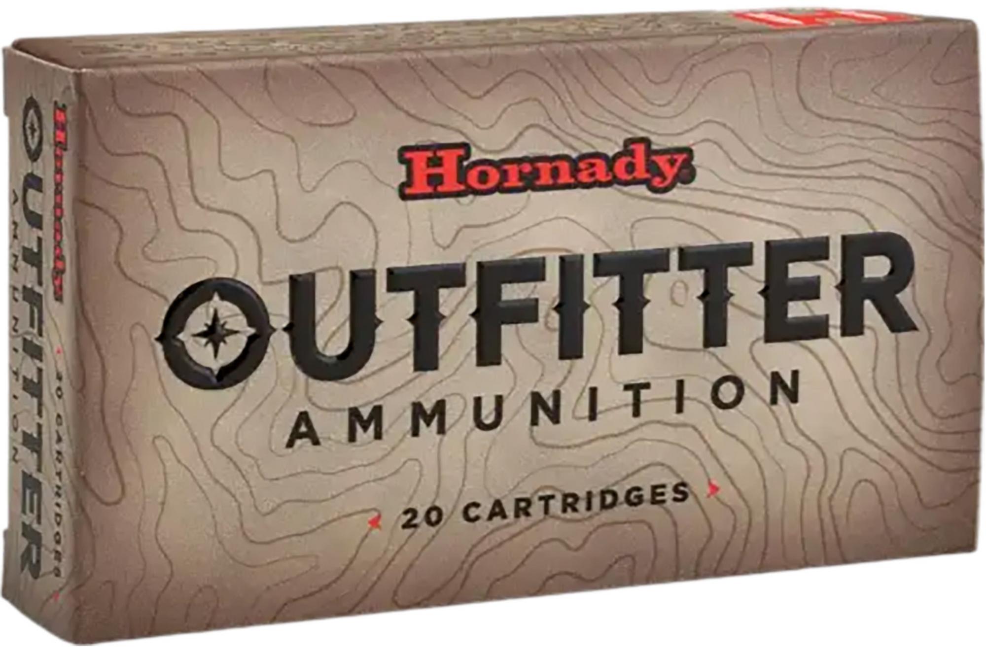 Hornady Outfitter Rifle Ammunition 805294, 270 Win, Copper Alloy eXpanding, 130 gr, 3000 fps, 20 Rd/Bx