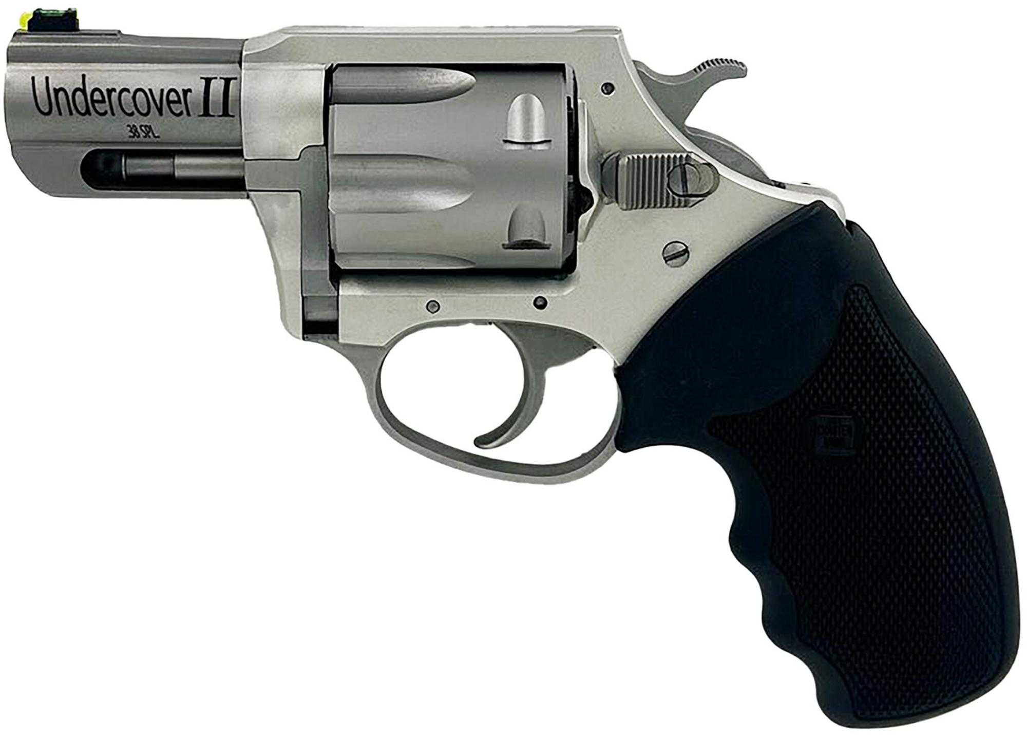 Charter Arms Undercover II Revolver 53620, 38 Special, 2.20", Black Rubber Grips, Stainless Finish, 6 Rds
