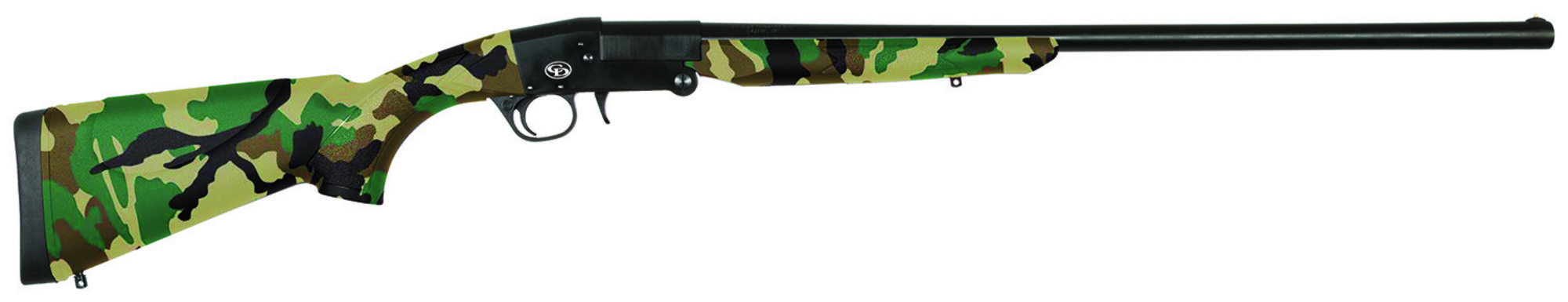 Charles Daly 101 Full Size Shotgun 930336, 410 Gauge, 26", 3" Chmbr, Blued Steel Barrel & Receiver, Fixed Woodland Camo Synthetic Stock