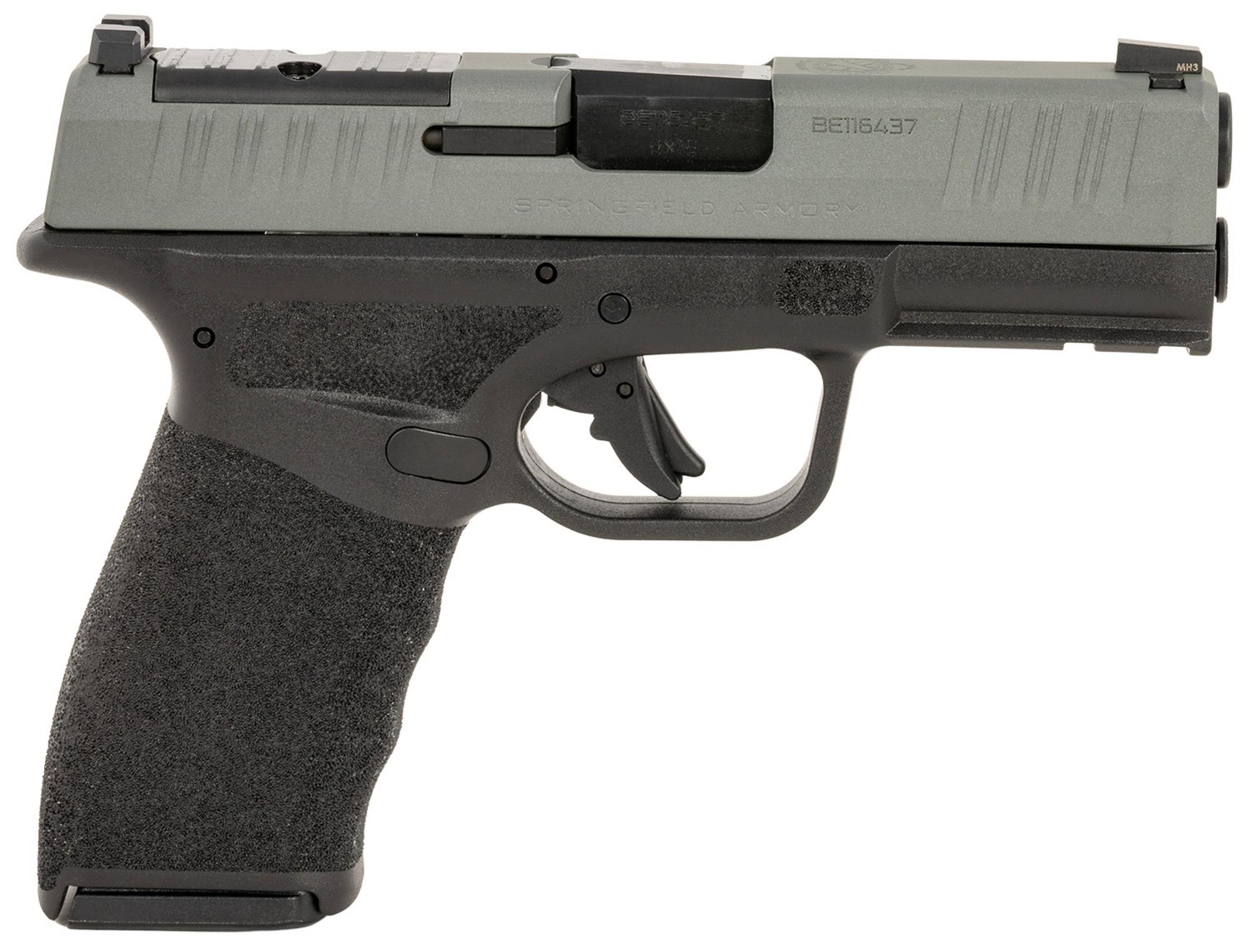 Springfield Hellcat Pro OSP Pistol HCP9379BP0SP, 9mm, 3.7", Optic Ready, Adaptive Texture Grips, Black Finish, 15 Rds