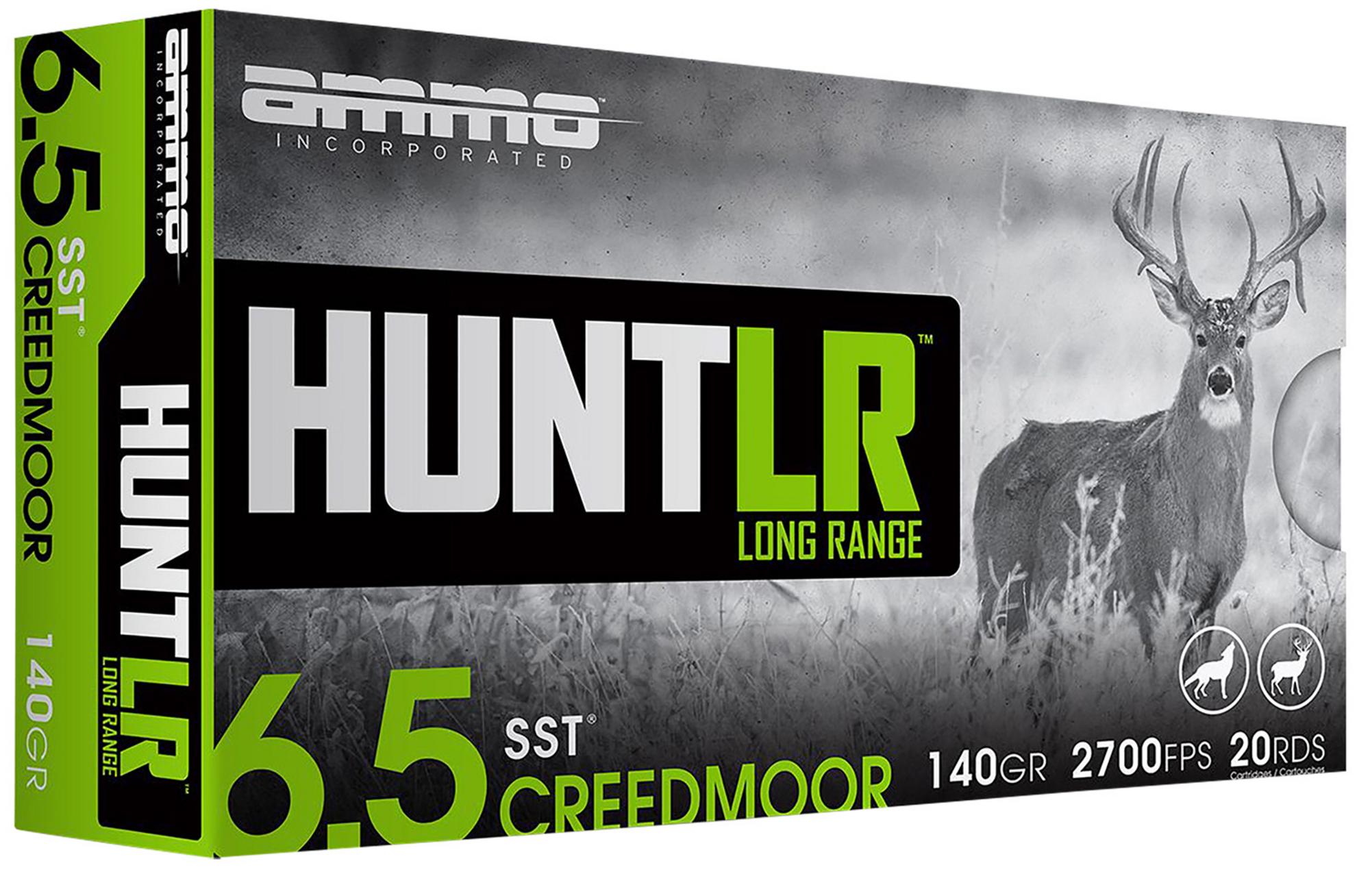 Ammo Inc Signature Rifle Ammunition 65CM140SSTA20, 6.5 Creedmoor, Super Shock Tip, 140 gr, 2750 fps, 20 Rd/Bx