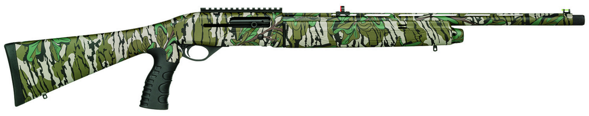 Mossberg SA-20 Tactical Turkey Shotgun 75799, 20 Gauge, 22", 3" Chmbr, Fixed w/Pistol Grip Stock, Mossy Oak Greenleaf Camo