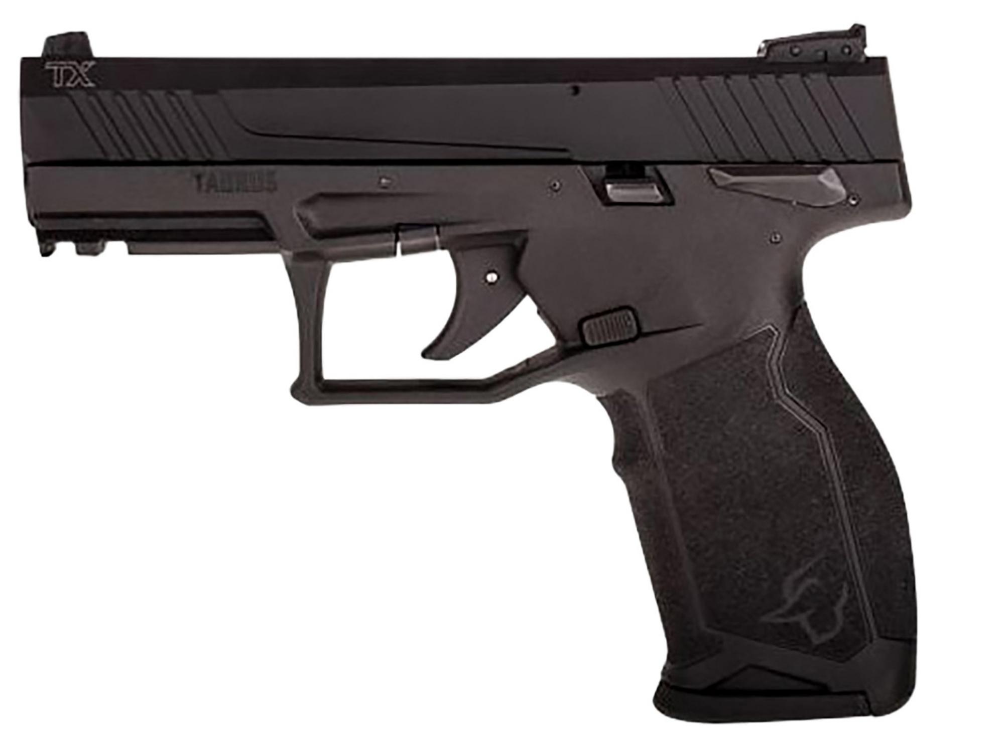 Taurus TX22 Full Size Pistol 1TX2234116, 22 LR, 4.16", Black Polymer Grips, Manual Safety, 16 Rds