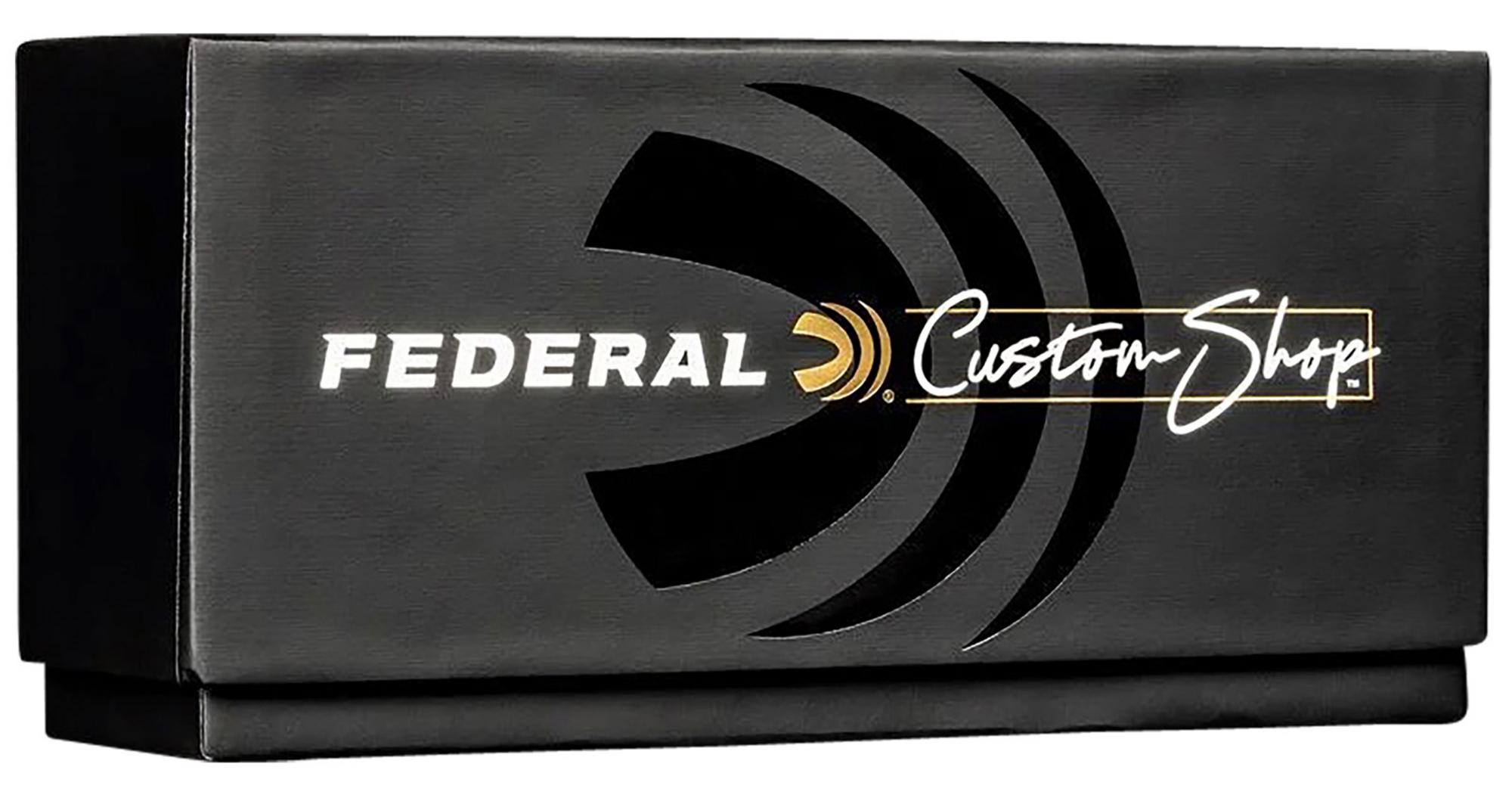 Federal Custom Shop Rifle Ammunition FCS6CRDAB1SC, 6mm Creedmoor, Nosler AccuBond, 90 gr, 3120 fps, 20 Rd/Bx