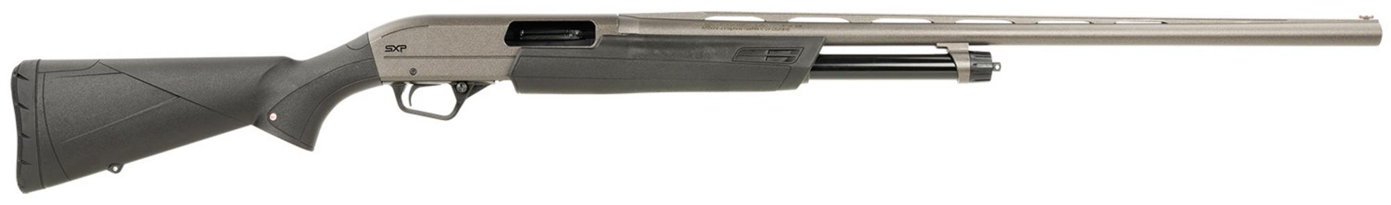 Winchester Repeating Arms SXP Hybrid Full Size Shotgun 512439392, 12 Gauge, 28", 3" Chmbr, Gray Perma-Cote Barrel, Gray Perma-Cote Aluminum Receiver, Black Synthetic Stock