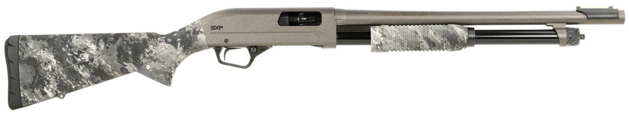 Winchester Repeating Arms SXP Hybrid Defender Shotgun 512450695, 20 Gauge, 18", 3" Chmbr, Gray Barrel/Rec, TrueTimber Midnight Synthetic Furniture, Fiber Optic Front Sight