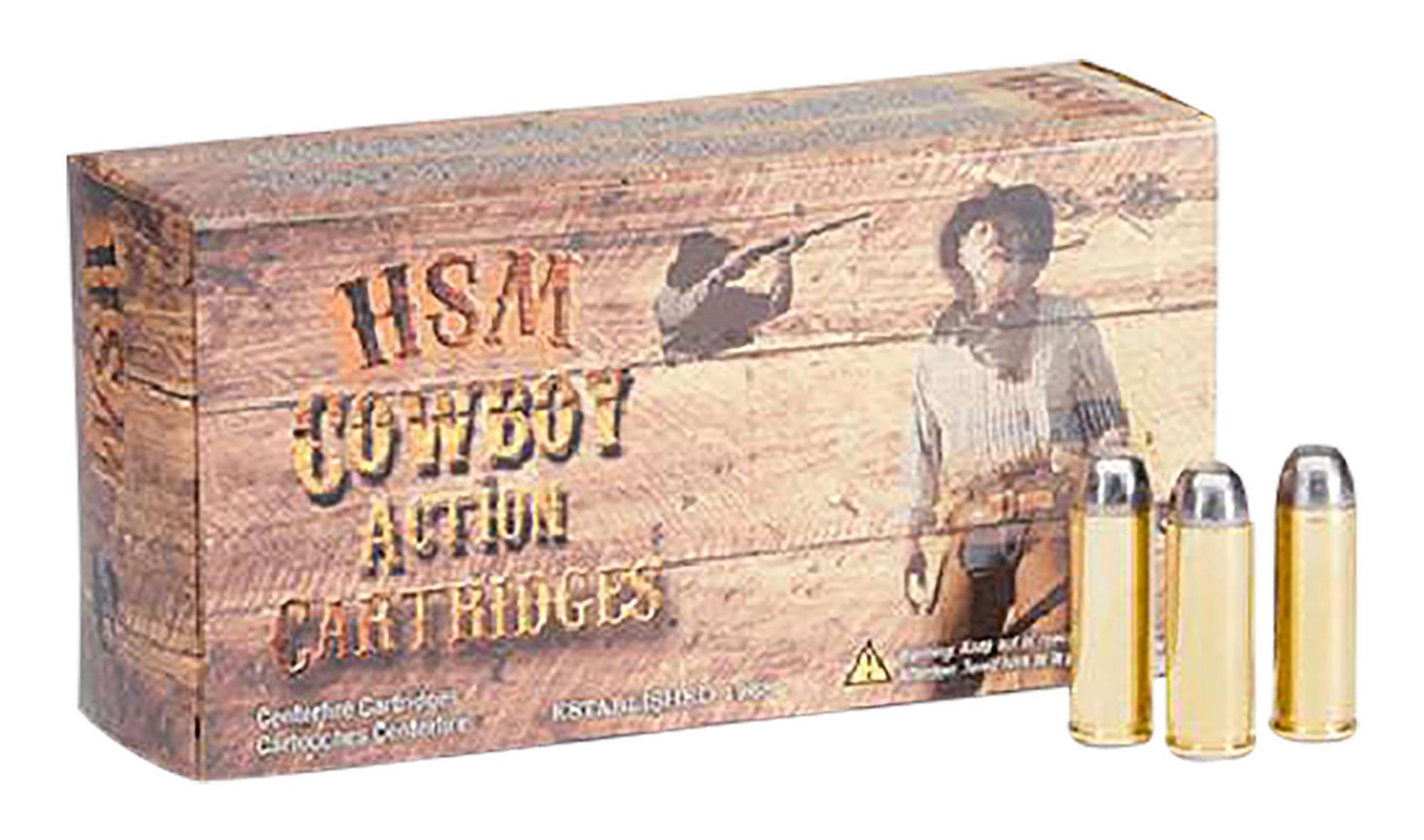 HSM Cowboy Action Pistol Ammunition 383N, 38 Special, Semi Wadcutter, 148 gr, 850 fps, 50 Rd/Bx