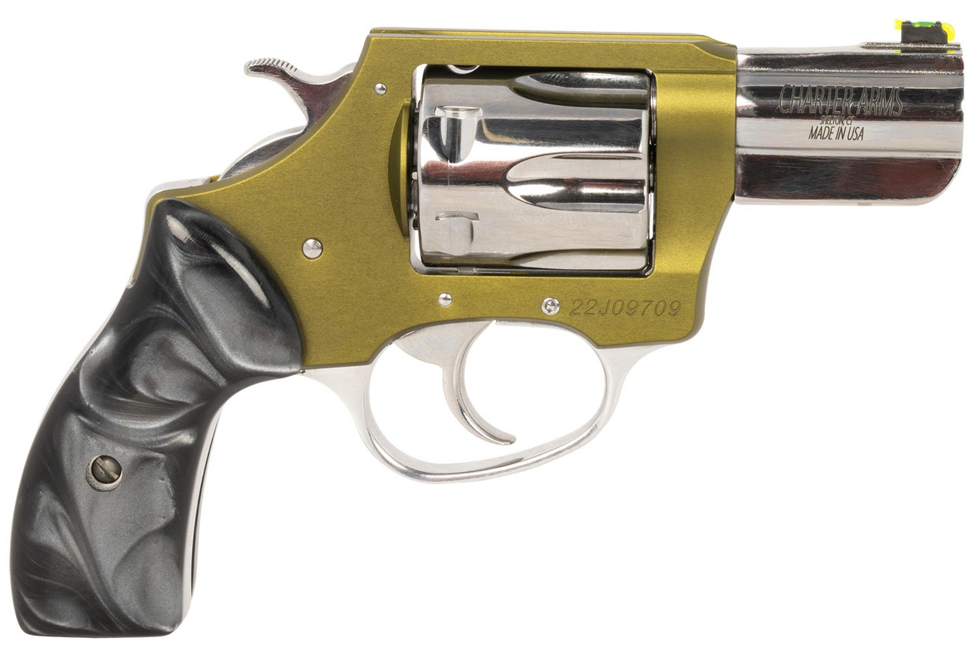 Charter Arms Undercover II Revolver 53624, 38 Special, 2.20", Black Pearlite Grips, OD Green Finish, 6 Rds