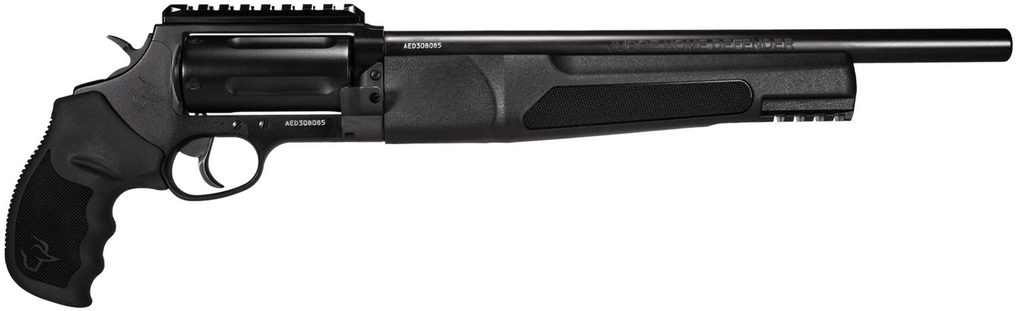 Taurus Judge Home Defender Revolver 2JHD441013MAG, 45 Colt/410 Gauge, 13", Black Rubber Grips, Matte Black Finish, 5rd