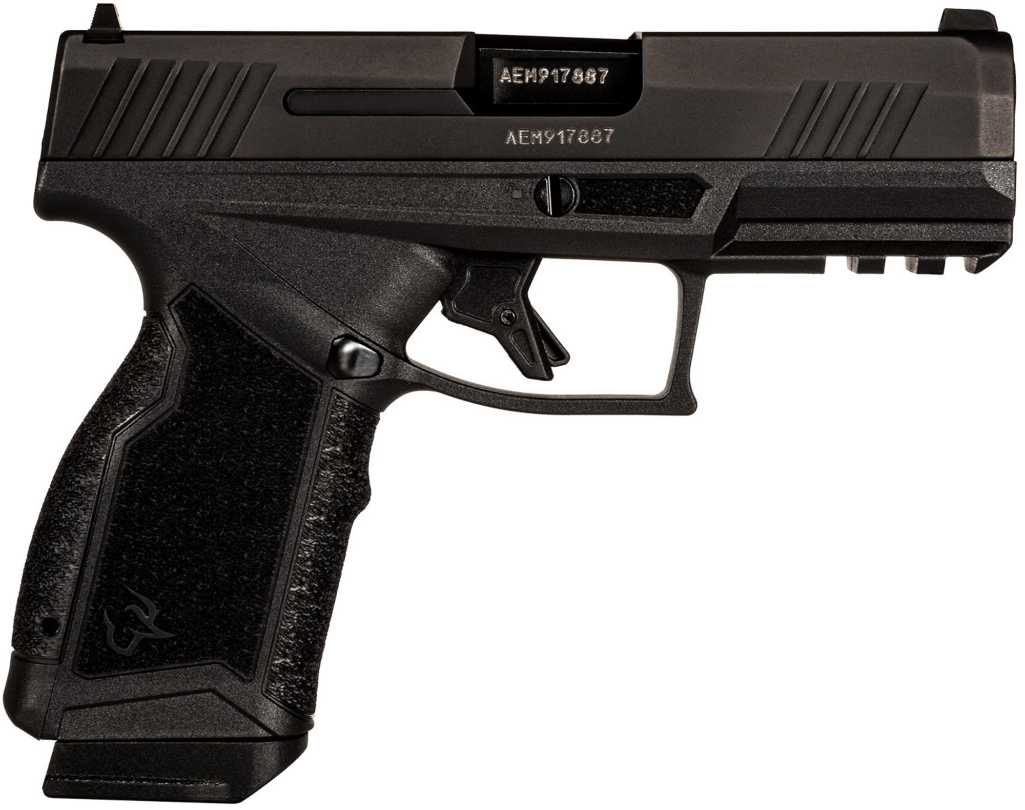 Taurus GX4 Compact Pistol 1GX4CR941, 9mm, 3.70", Black Polymer Grips, Black Nitride Finish Slide, 15 Rds