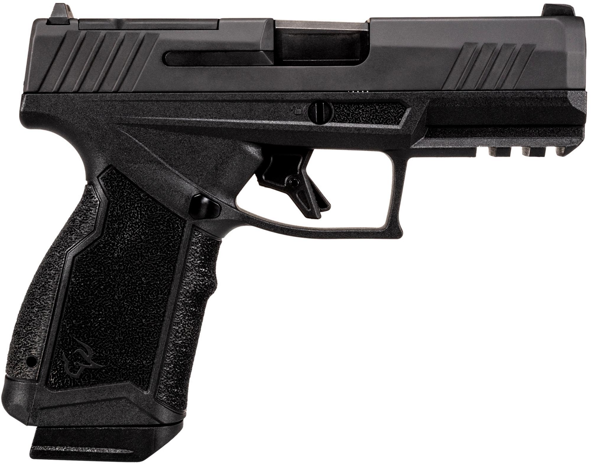 Taurus GX4 T.O.R.O Compact Pistol 1GX4CRP941, 9mm, 3.70", Black Polymer Grips, Black Nitride Finish Slide, Optic Ready, 15 Rds