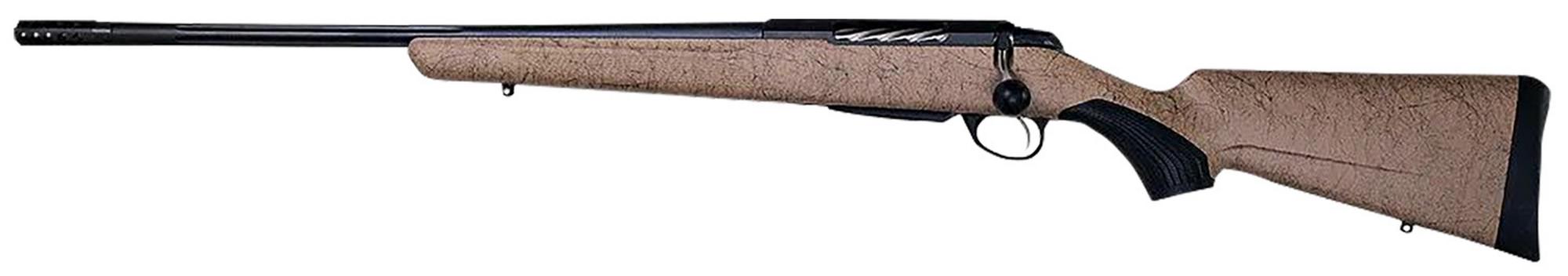 Tikka T3X Lite Bolt Action Rifle JRTXRT482, 6.5 Creedmoor, 24.3" Threaded, Left Hand, Black/Tan Roughtech Stock, 3 Rds