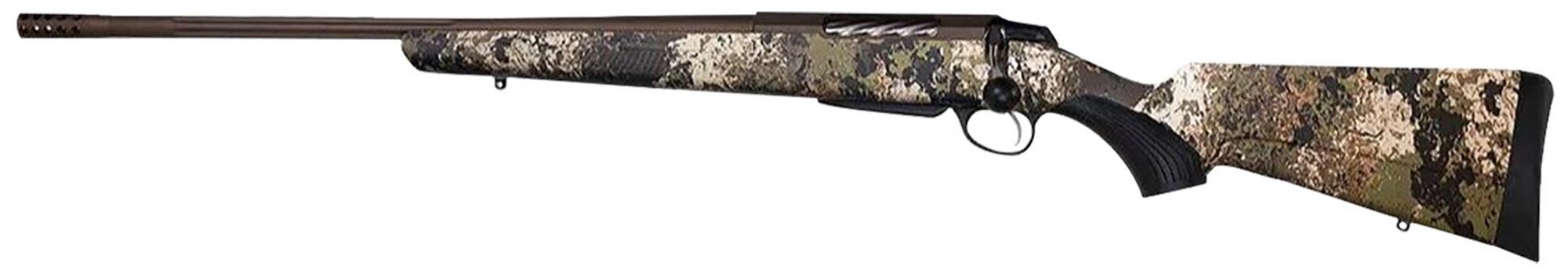 Tikka T3X Lite Bolt Action Rifle JRTXVW470, 7mm Rem, 24.3" Threaded, Left Hand, Veil Wideland Stock, 3 Rds