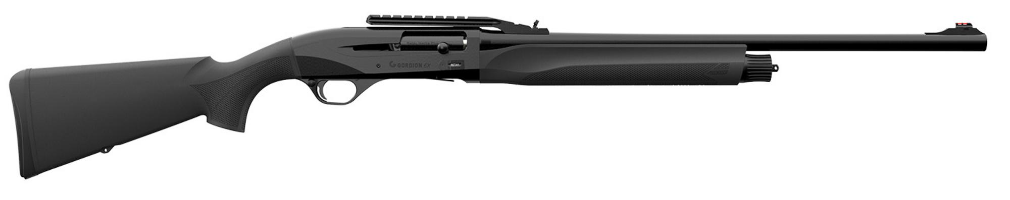 Retay USA Gordion Slug Shotgun GORSLBLK24, 12 Gauge, 24", 3" Chmbr, Stainless Aluminum Receiver, Fixed w/Pistol Grip Black Synthetic Stock