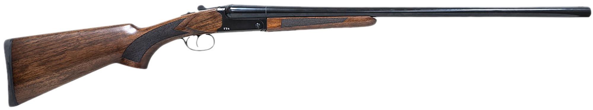 Pointer FT6 Full Size Shotgun FT62028, 20 Gauge, 28", 3" Chmbr, Black Anodized Aluminum Receiver, Fixed Turkish Walnut Wood Stock