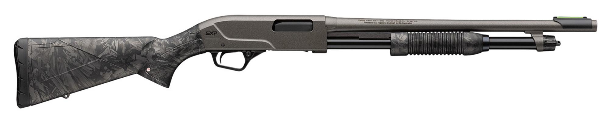 Winchester SXP Hybrid Defender Compact Shotgun 512458395, 12 Gauge, 18", 3" Chmbr, Carbon Gray Stock, Gary Finish