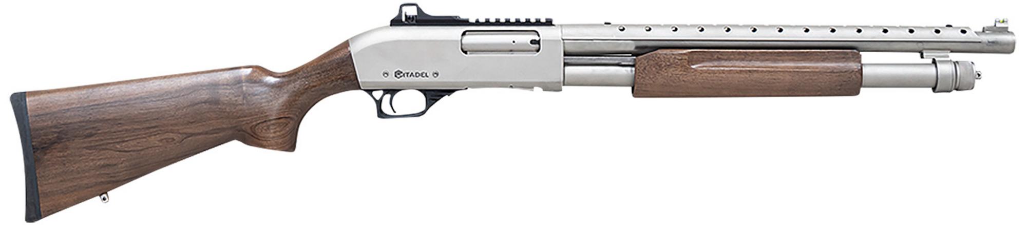 Citadel Mariner Shotgun FRMN1220NKL, 12 Gauge, 18.50", 3" Chmbr, Black Full Heat Shield Barrel, Black Picatinny Rail Steel Receiver, Fixed Black Synthetic Stock