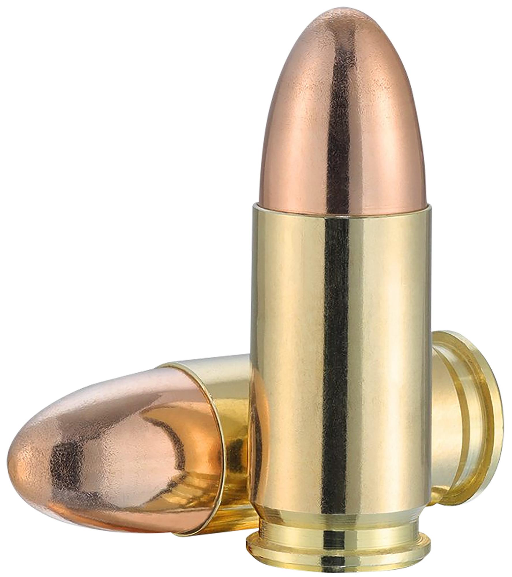 Norma Pistol Ammunition 801902412, 9mm, Total Metal Jacket, 158 gr, 50 Rd/Bx